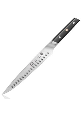 CANGSHAN CUTLERY - TC Series 9-Inch Carving Knife with Ash Wood Sheath BLACK