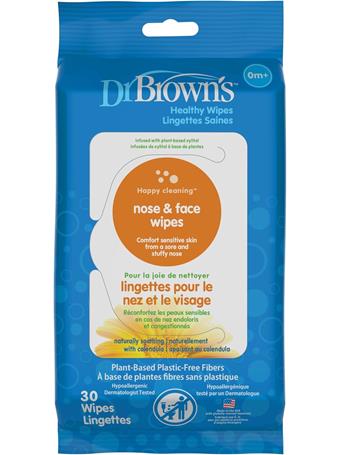 DR BROWN'S - Nose And Face Wipes - 30-Pack NO COLOR