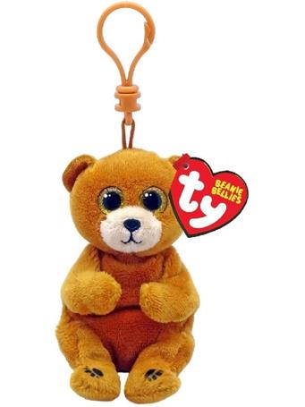 TY INC - Duncan the Bear Clip - Beanie Bellies NO COLOR
