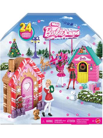 MATTEL - Barbie Mini BarbieLand Collectable Advent Calendar NO COLOR