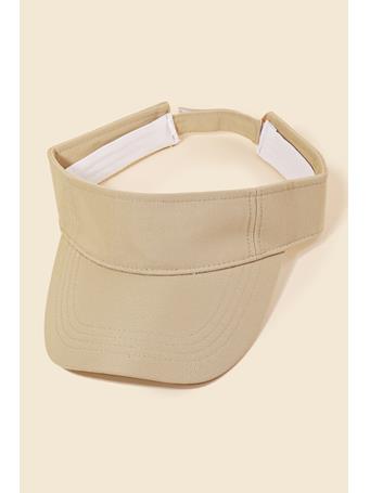 ANARCHY STREET - Solid Fashion Visor BEIGE