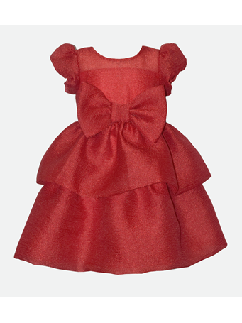BONNIE JEAN - Isabelle Tiered Party Dress RED