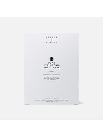 PESTLE & MORTAR - Pure Hyaluronic Sheet Mask NO COLOUR