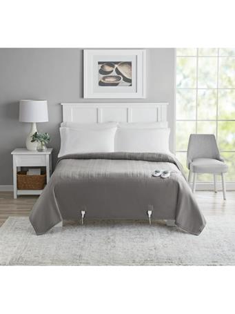 MAINSTAYS - Heated Blanket GREY