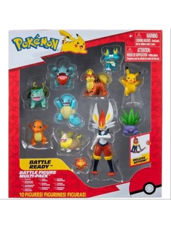 POWERHOUSE TOYS - Pokemon Battle Ready Battle Figures Multi-Pack - 10 NO COLOR