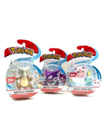 POWERHOUSE TOYS - Pokemon 3" Battle Figures 2-Pack NO COLOR