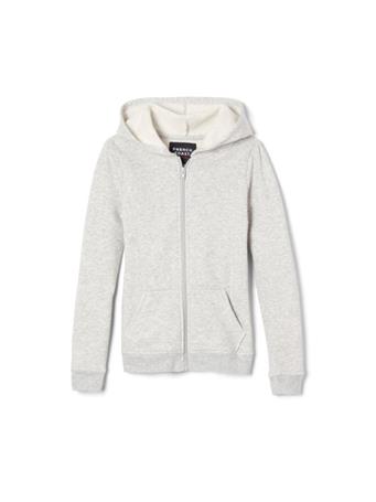 FRENCH TOAST - Zip Front Fleece Hoodie HEATHER GEY