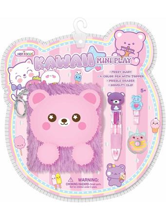 HOT FOCUS - Kawaii Mini Play Critters Stationary Set NO COLOR