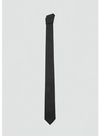 MANGO - Smooth Micro-structured Tie BLACK