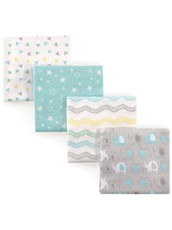 BABYVISION - Luvable Friends Cotton Flannel Receiving Blankets NO COLOR