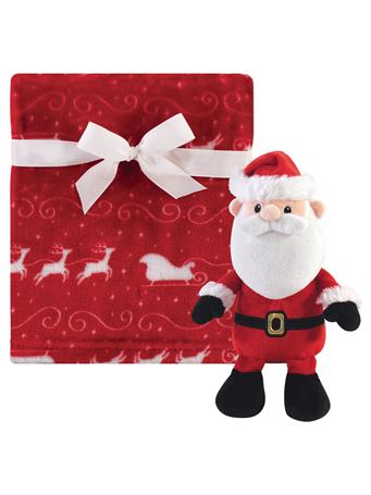 BABYVISION - Hudson Baby Plush Blanket with Toy RED