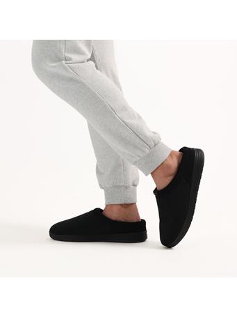 ISOTONER - Microterry Jake Clog Slipper BLACK