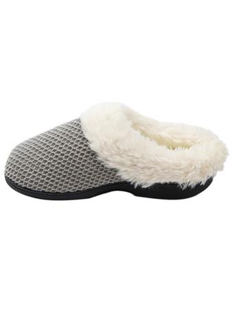 ROXONI - Textured Slippers GREY