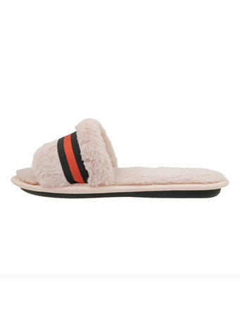 Striped Band Slipper PINK