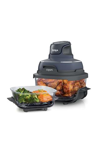 NINJA - Crispi 4-in-1 Portable Glass Air Fryer Cooking System BLUE