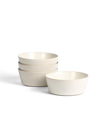 STONE LAIN - Claire Stoneware Bowl Set - 4-Piece CREAM