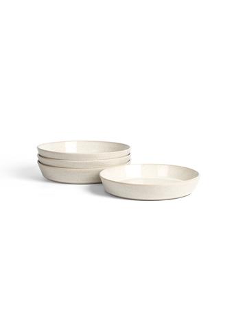 STONE LAIN - Claire Stoneware Pasta Bowl Set - 4-Piece CREAM