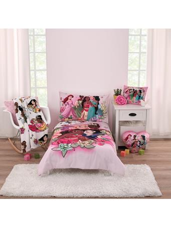 NOJO - Disney Princesses Courage and Kindness 4-Piece Toddler Bed Set NO COLOR