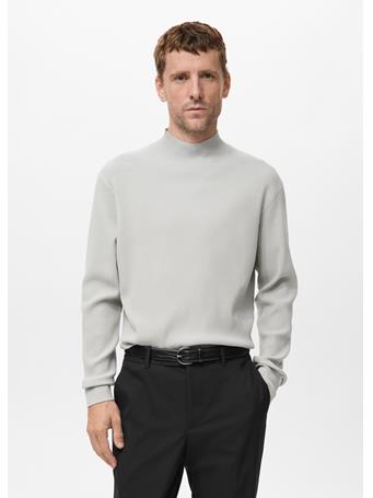 MANGO - Ribbed Turtleneck Sweater CREAM