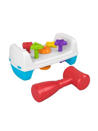 FISHER PRICE - Tap & Turn Bench Pretend Tools 2-Sided Toy NO COLOR