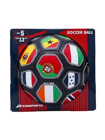 ICON SPORTS - International Flag Champions League Soccer Ball - Size 5 NO COLOR