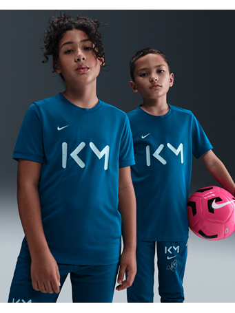 NIKE - Kylian Mbappé Academy Big Kids' Dri-FIT Soccer Short-Sleeve Top IGLOO