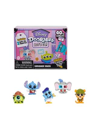 DISNEY - Doorables Let's Go - Mystery Luggage Pack - Assorted NO COLOR