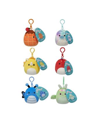SQUISHMALLOWS - Mini 3.5 Inch Clip-On Plush - Assorted NO COLOR
