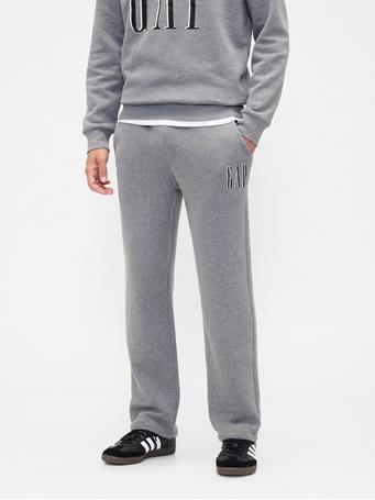 GAP - Logo Straight-Leg Sweatpants HEATHER GREY