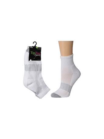 GOLDSTONE HOSIERY CO - Cushioned Quarter Sock WHITE