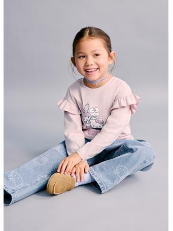 MANGO - Straight-leg Hello Kitty Jeans BLUE