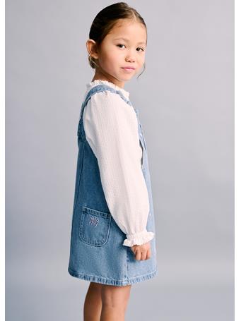 MANGO - Hello Kitty Pinafore Dress BLUE