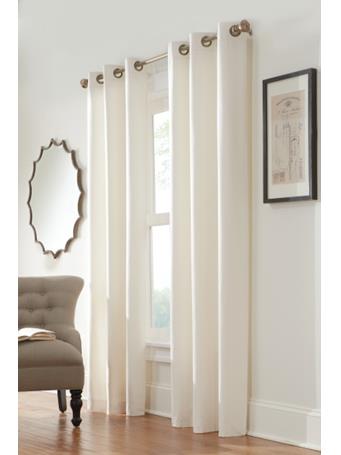 COMMONWEALTH HOME FASHIONS - Prelude Room Darkening Grommet Curtain Panel NATURAL