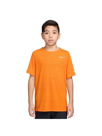 NIKE - Dri-FIT Miler Big Kids' (Boys') Training Top BRIGHT CERAMIC