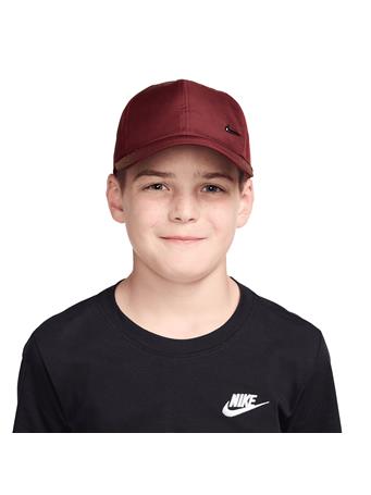 NIKE - Dri-FIT Club Kids' Unstructured Metal Swoosh Cap DARK RED