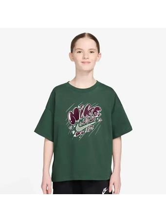 NIKE - Sportswear Older Kids' (Girls') T-Shirt GREEN ABYSS