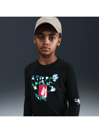 NIKE - Sportswear Older Kids' T-Shirt BLACK