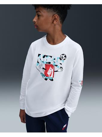 NIKE - Sportswear Older Kids' T-Shirt WHITE