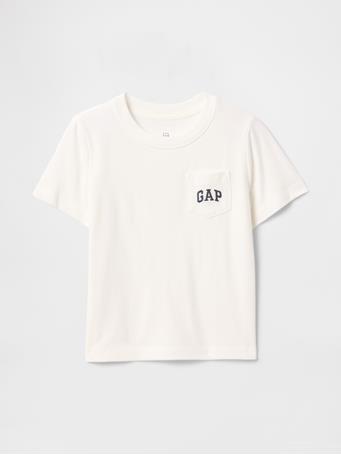 GAP - Baby & Toddler Logo Pocket T-Shirt NEW OFF WHITE