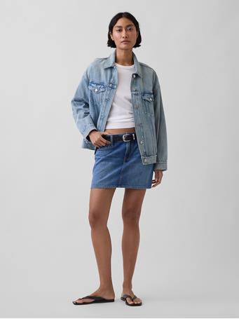 GAP - Denim Mini Skirt MEDIUM WASH