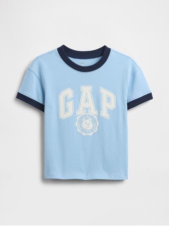 GAP - Baby & Toddler Logo Ringer T-Shirt NAVY UNIFORM