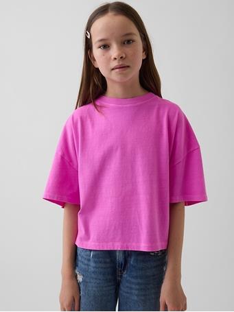 GAP - Kids Oversized T-Shirt STANDOUT PINK