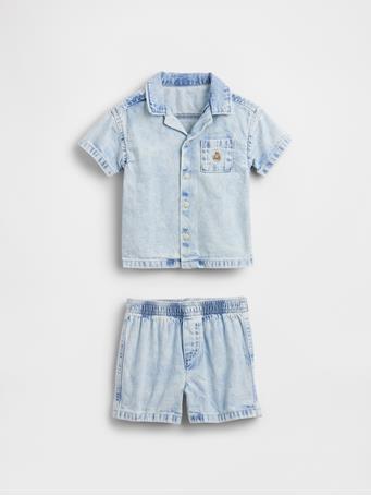 GAP - Baby Denim Outfit Set ACID WASH