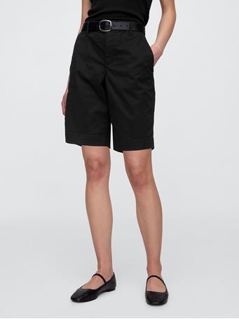 GAP - 9" Downtown Bermuda Shorts BLACK 1
