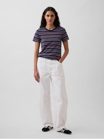 GAP - Organic Cotton VintageSoft T-Shirt NAVY STRIPE