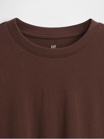 GAP - Kids Relaxed Original T-Shirt MAUVEY BROWN 206