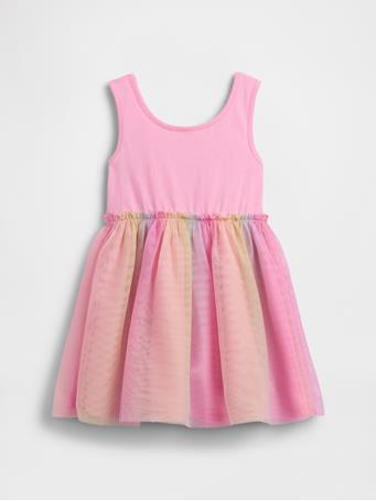 GAP - Tulle Rainbow Dress PARISIAN PINK