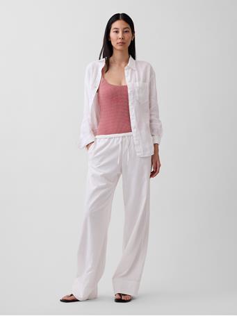 GAP - 100% Linen Oversized Shirt NEW OFF WHITE