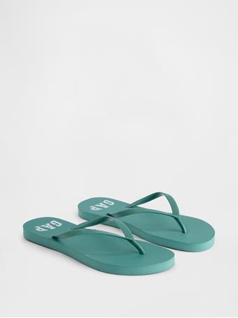 GAP - Logo Flip Flops NEW ALGAE 373