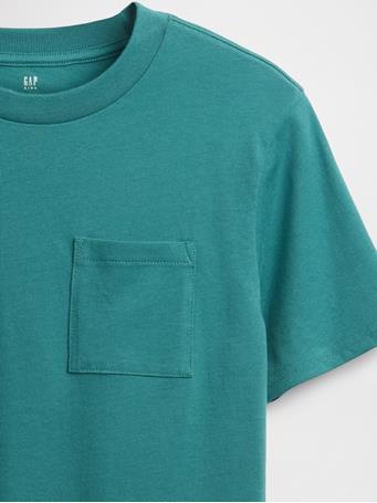 GAP - Kids Pocket T-Shirt BLUE STONE